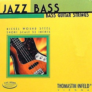 Thomastik-Infeld Bass Guitar Strings: Jazz Flat Wounds Nickel Flat Wound; Round Steel Core - Single G String